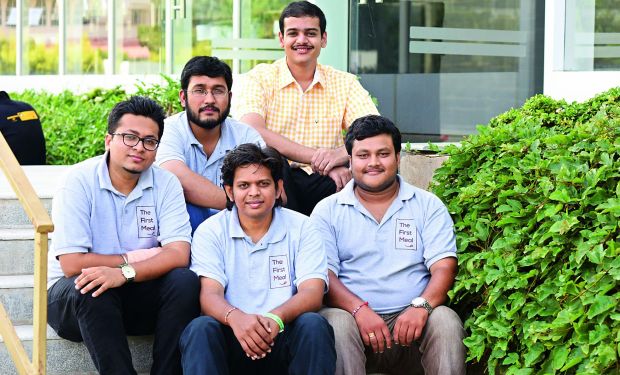 Seated in front, from left, Surya Subedi, Yuv Raj and Ravi Varma. Back row, from left, Saswata De and Sathwik Ponangi Seated in front, from left, Surya Subedi, Yuv Raj and Ravi Varma. Back row, from left, Saswata De and Sathwik Ponangi